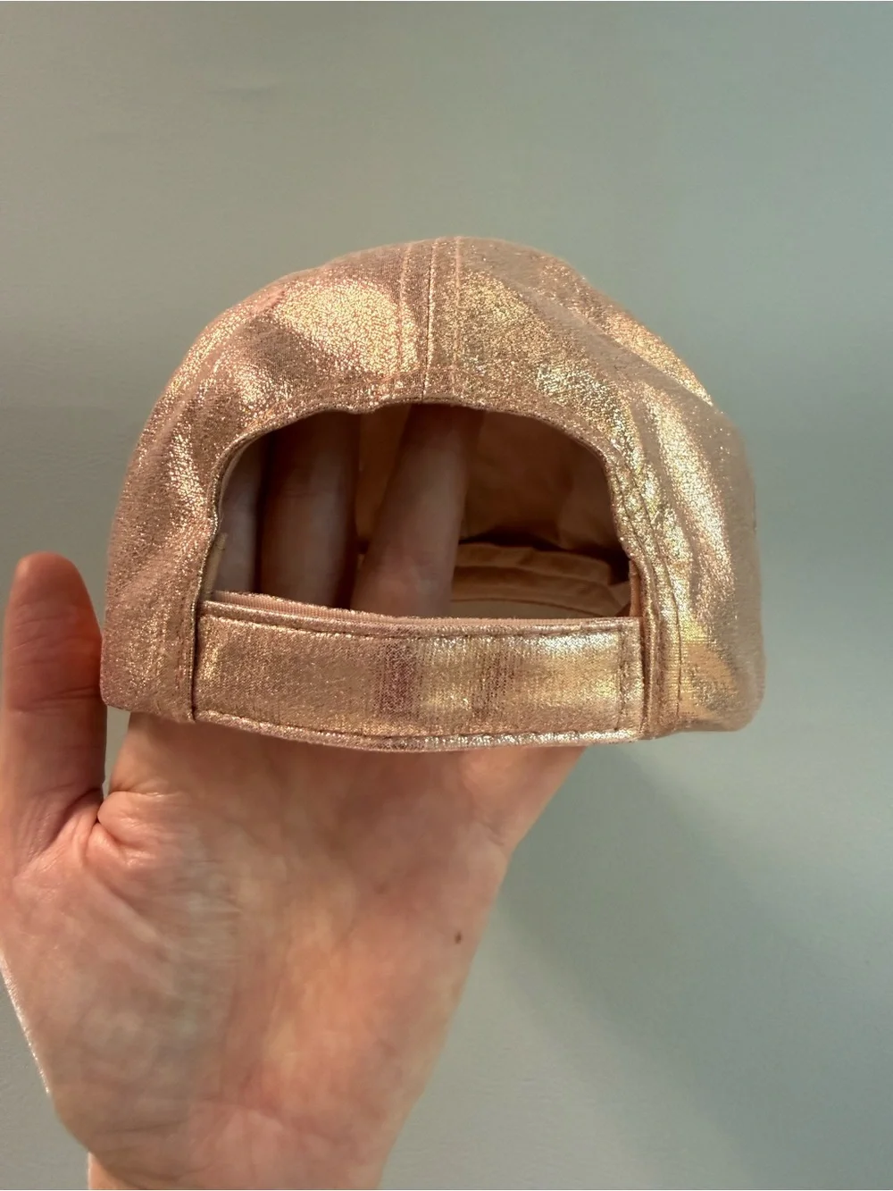 Disney Parks Briar Rose Gold Baseball Cap Hat Pink Sequins Mickey Icon Adult